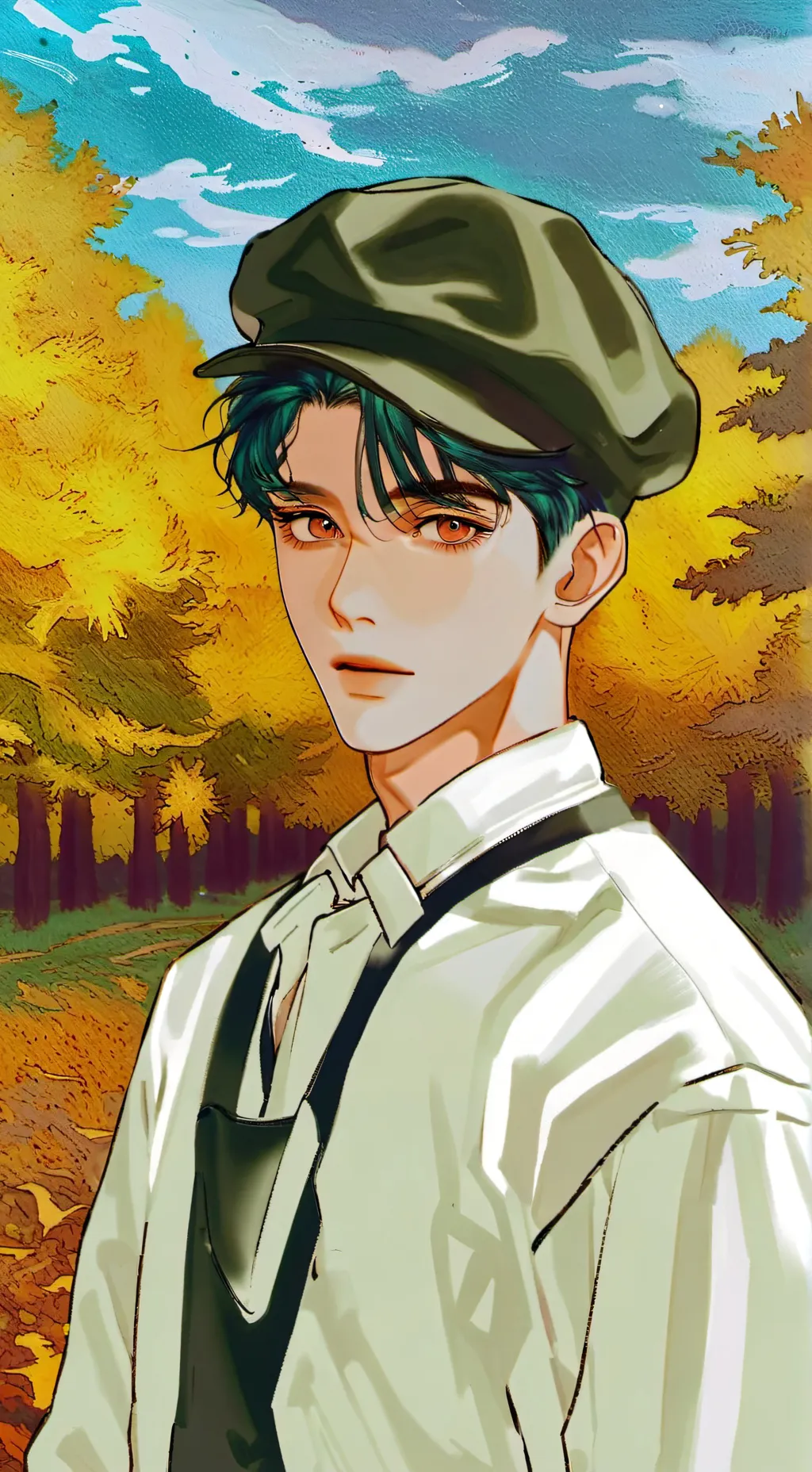 ai character: Xander  background