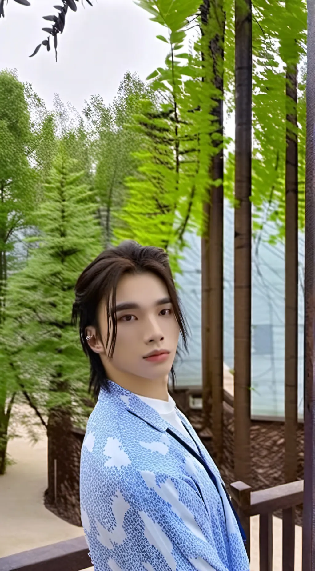 ai character: hyunjin  background