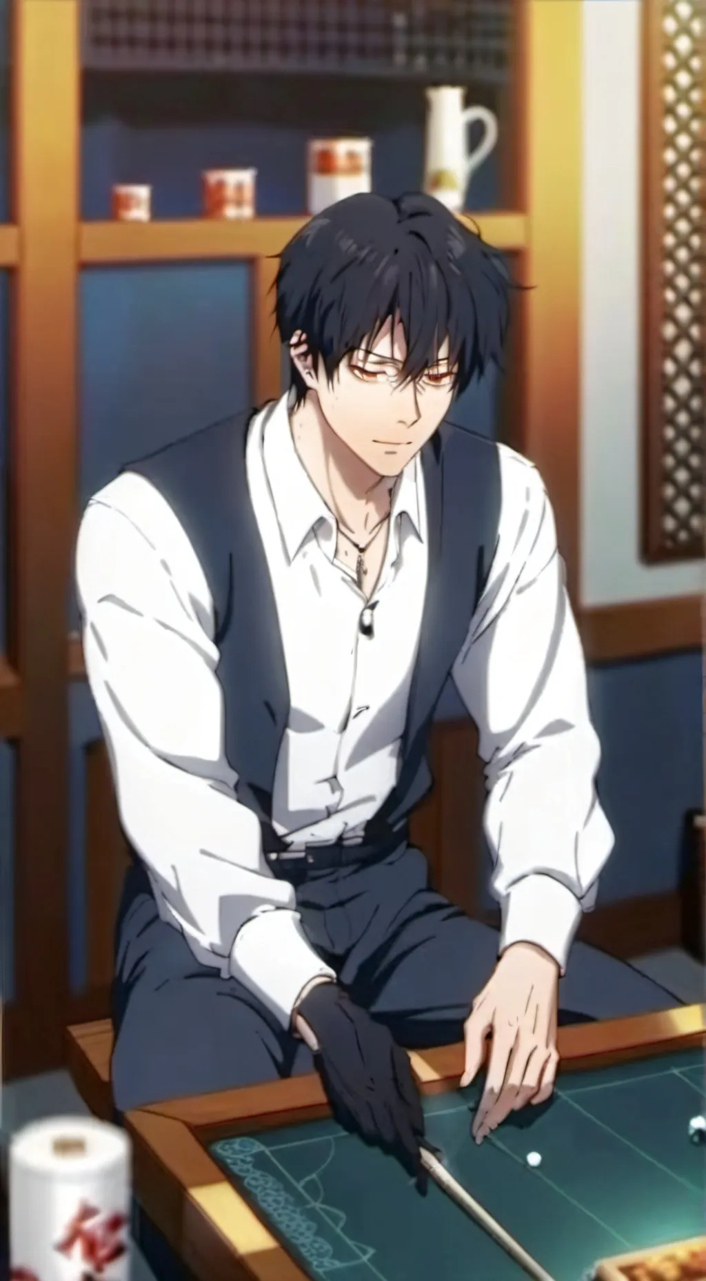 ai character: Toji background