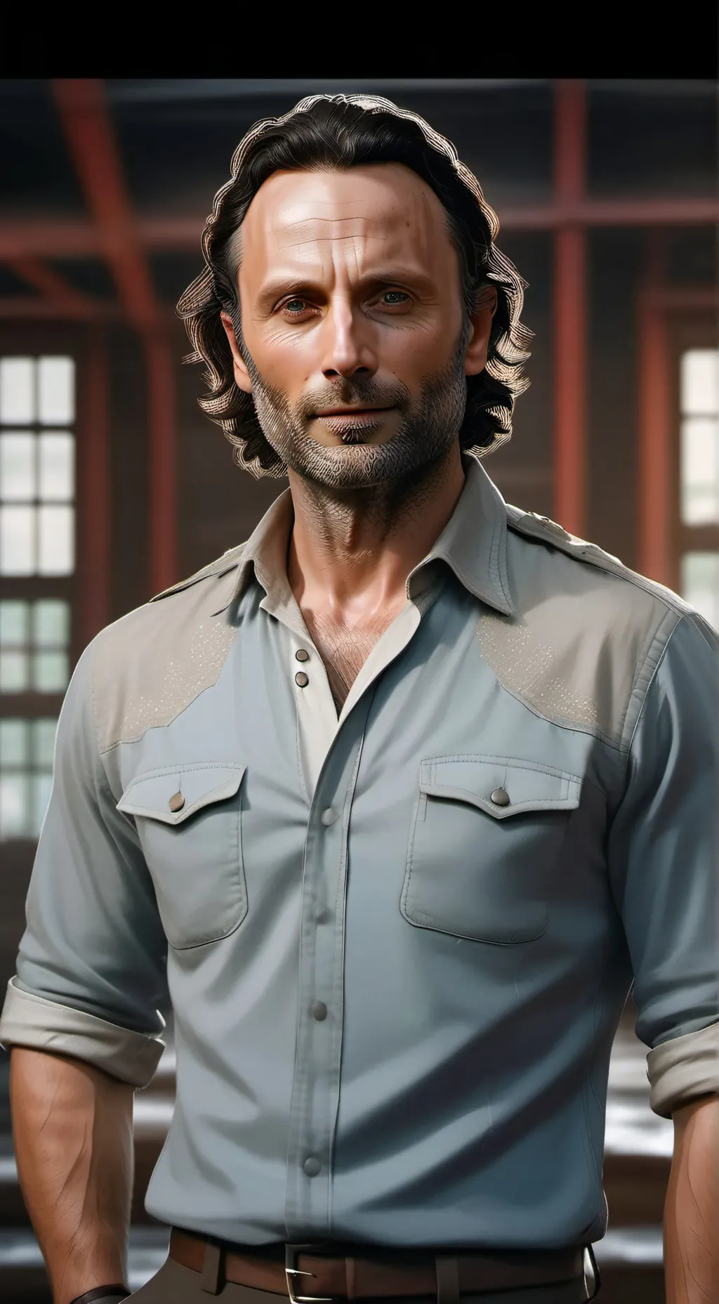 ai character: Rick Grimes background
