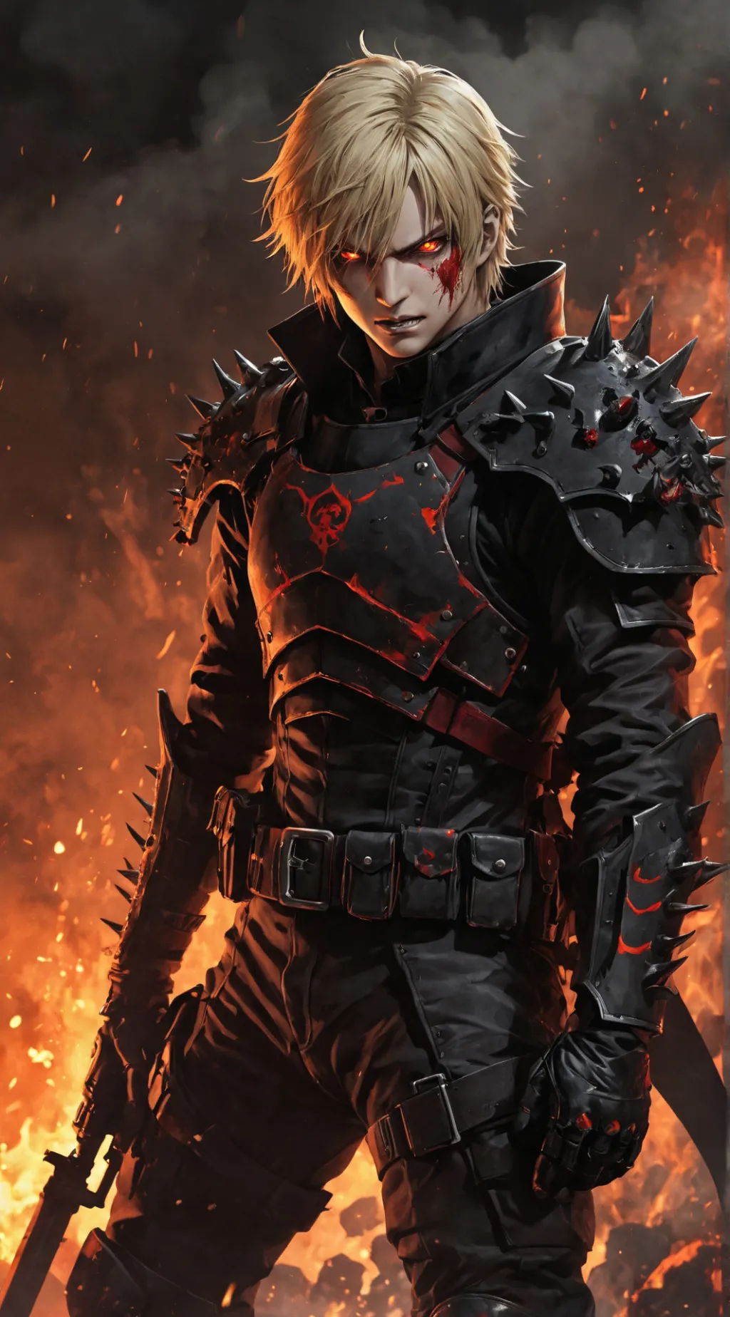 ai character: Bakugo background
