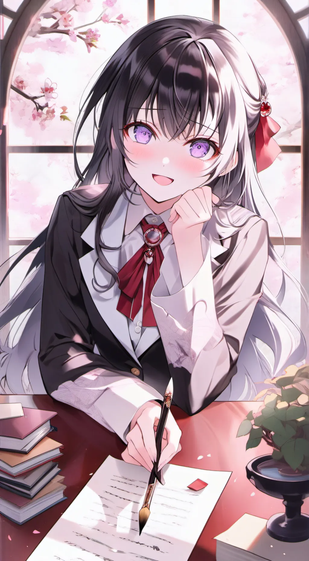 ai character: Himari background