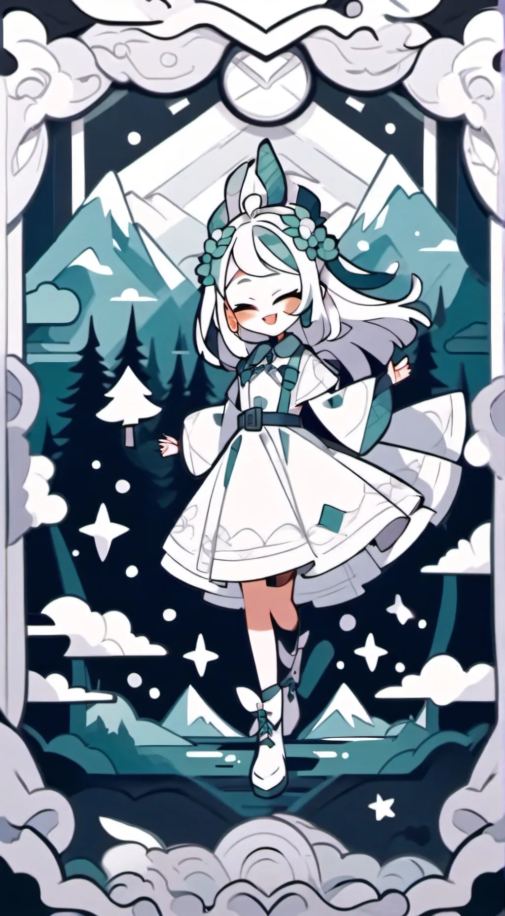 ai character: Glisten x Astro!  background