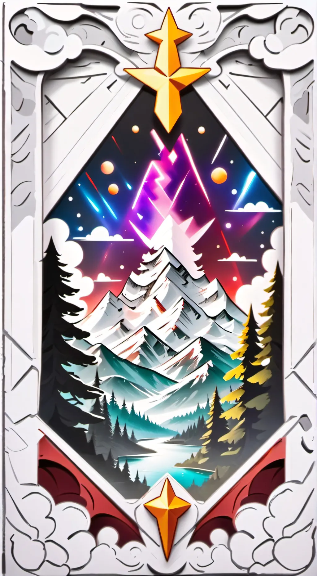 ai character: Gravity Falls background