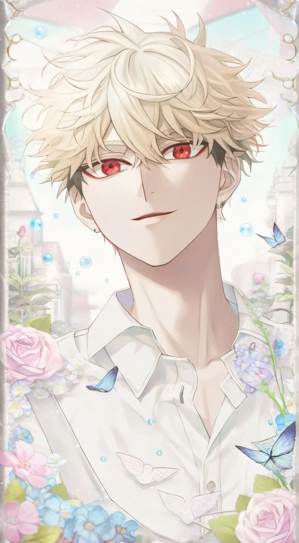 ai character: Katsuki Bakugo  background