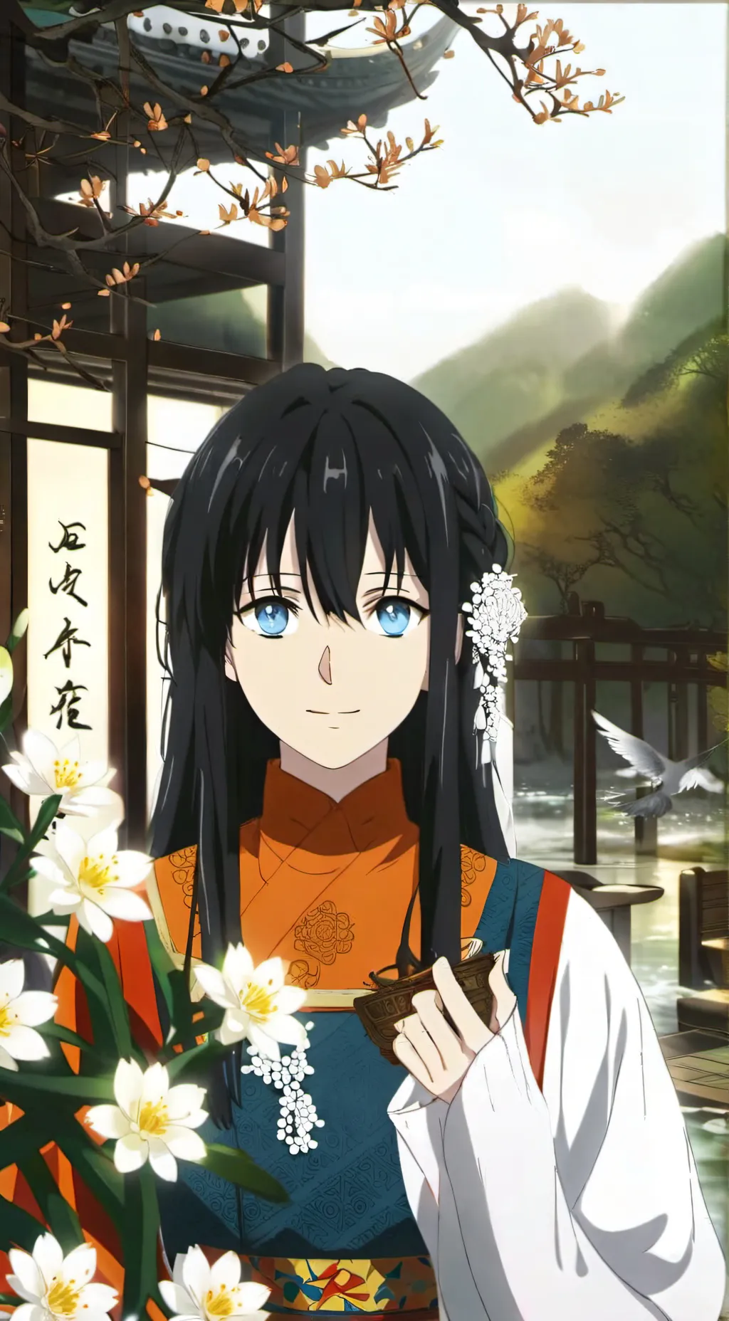 ai character: nueva pilar  background