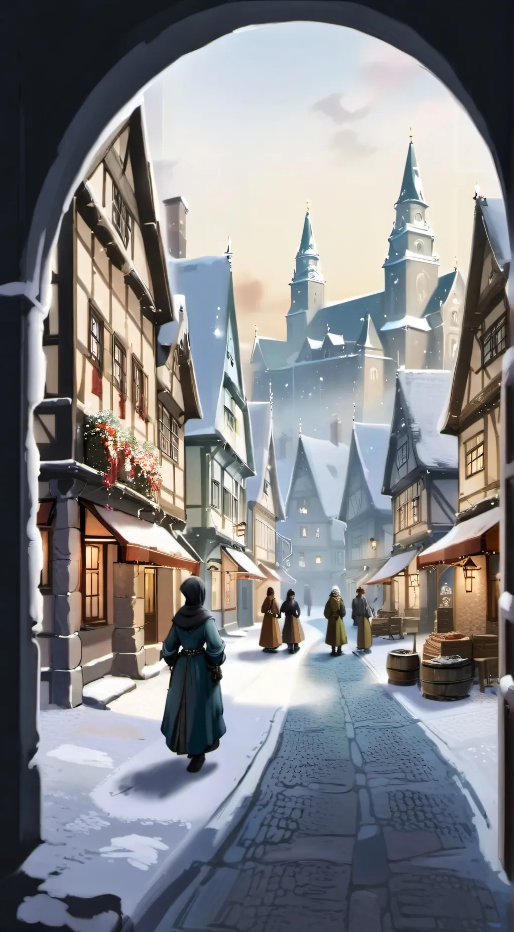 ai character: Frozen Apocalypse background