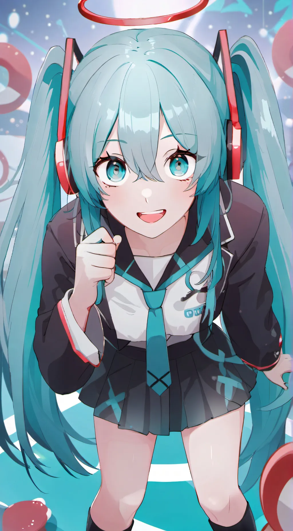 ai character: Hatsune Miku background
