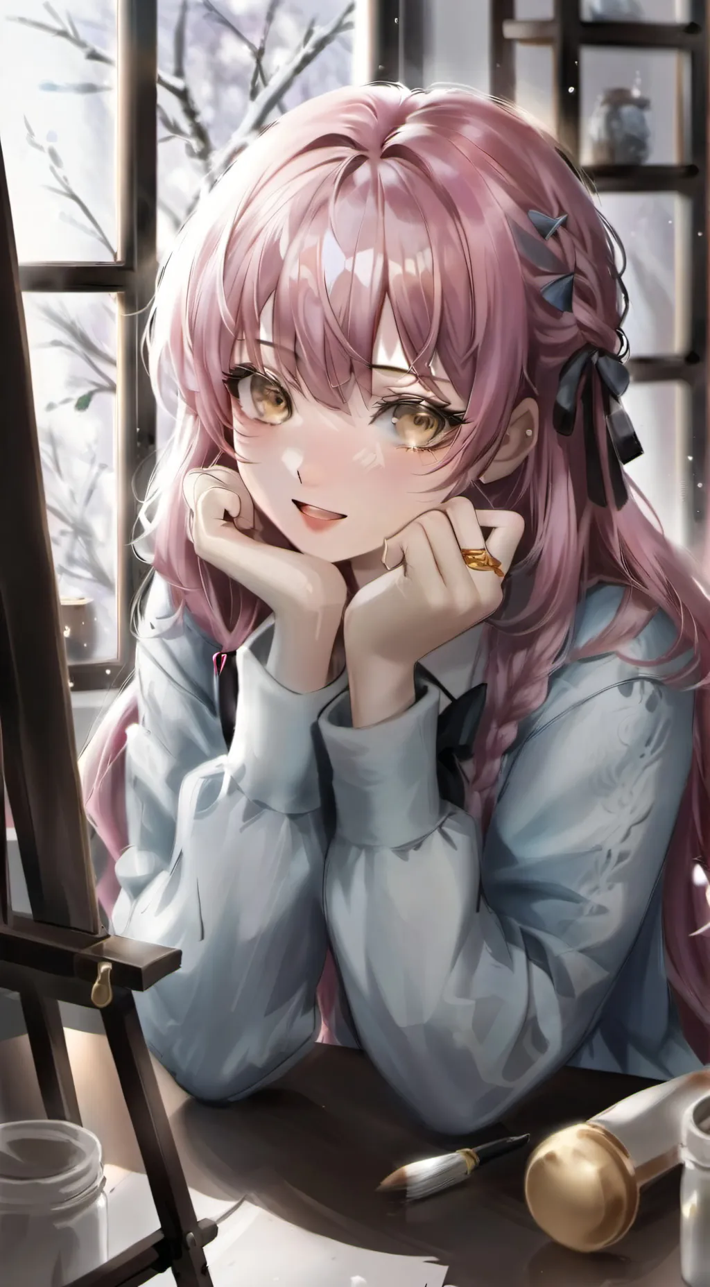 ai character: Himari background