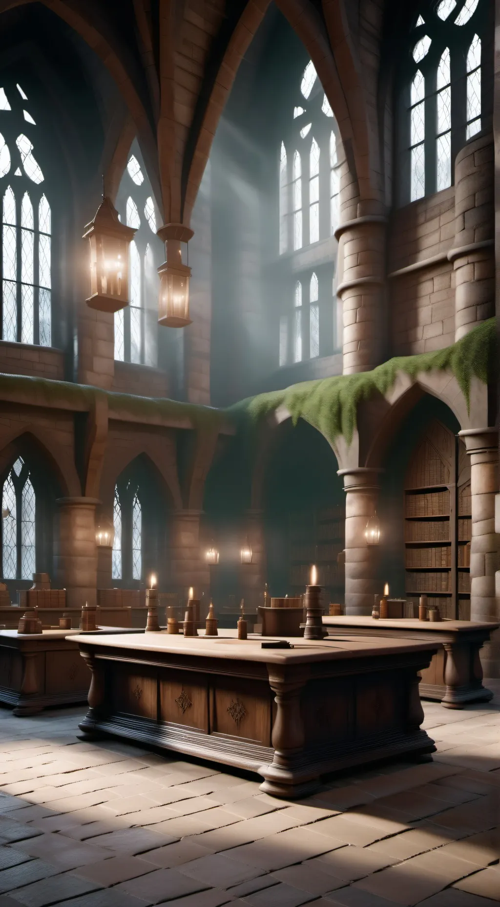 ai character: ᯓhogwarts💫 background