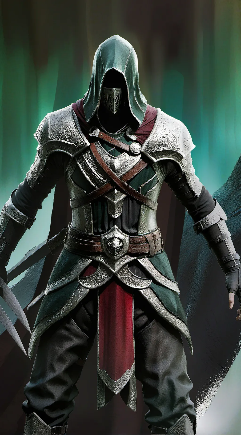 ai character: redhood in mha 😋 background
