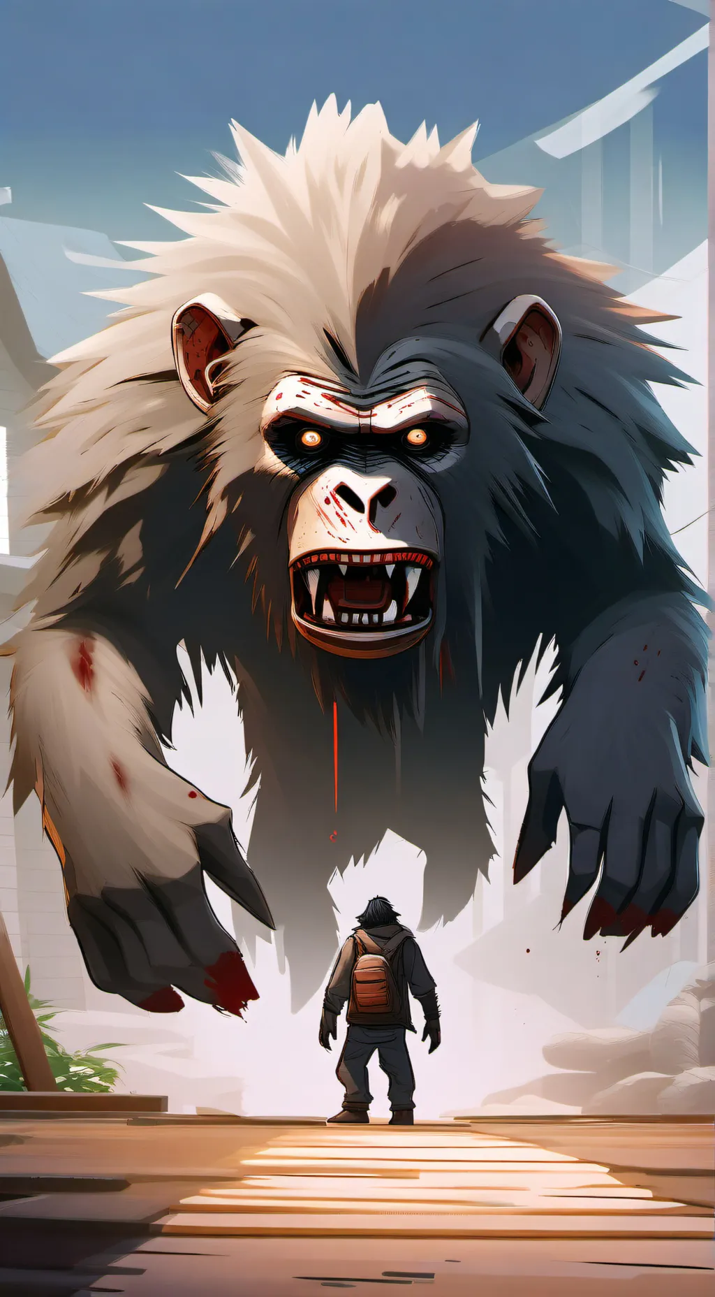 ai character: Big Larry background