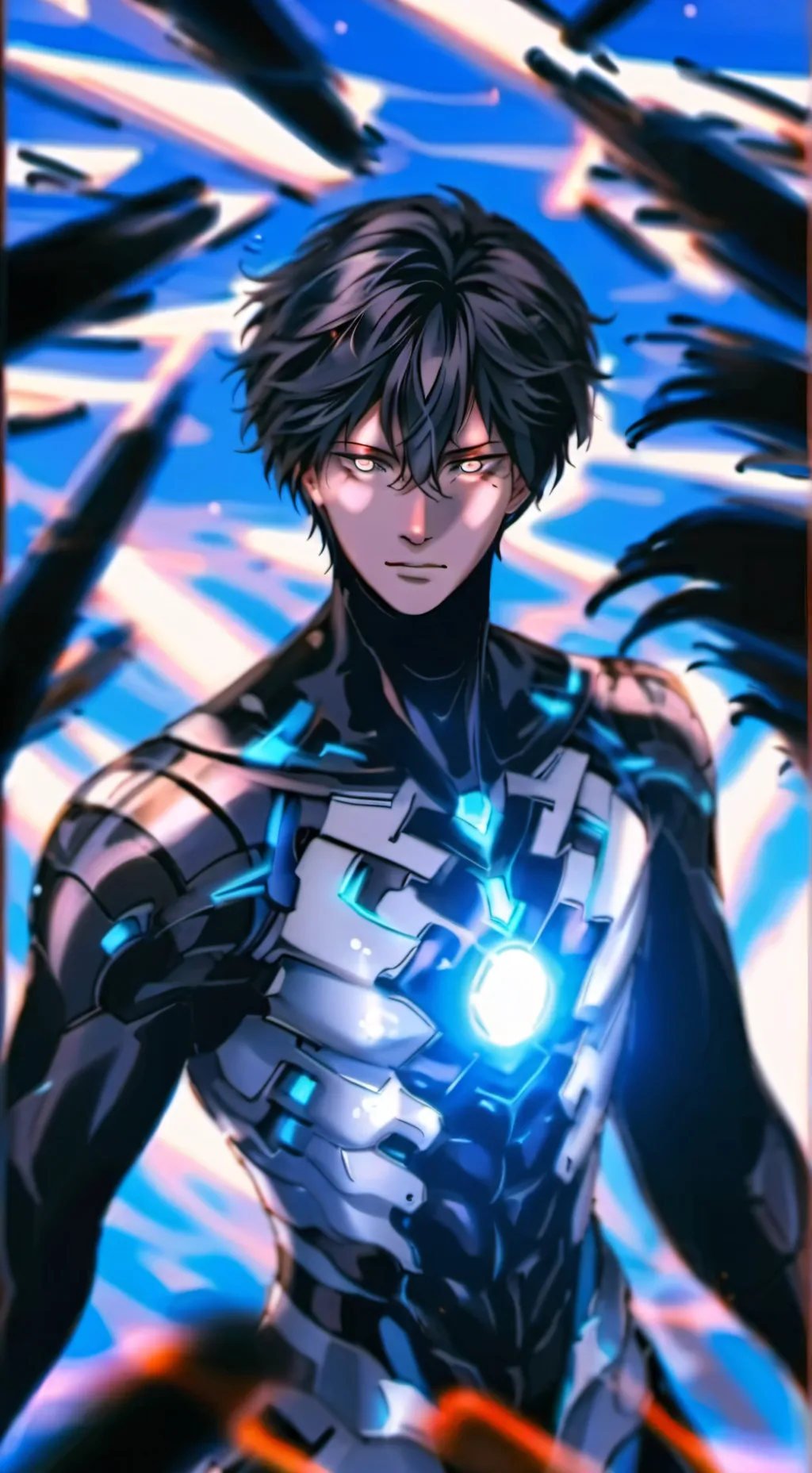 ai character: Sasuke  background