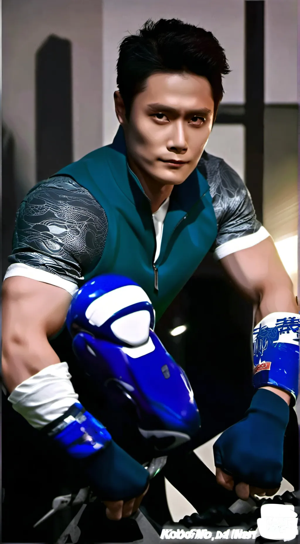 ai character: Frontman "001" background