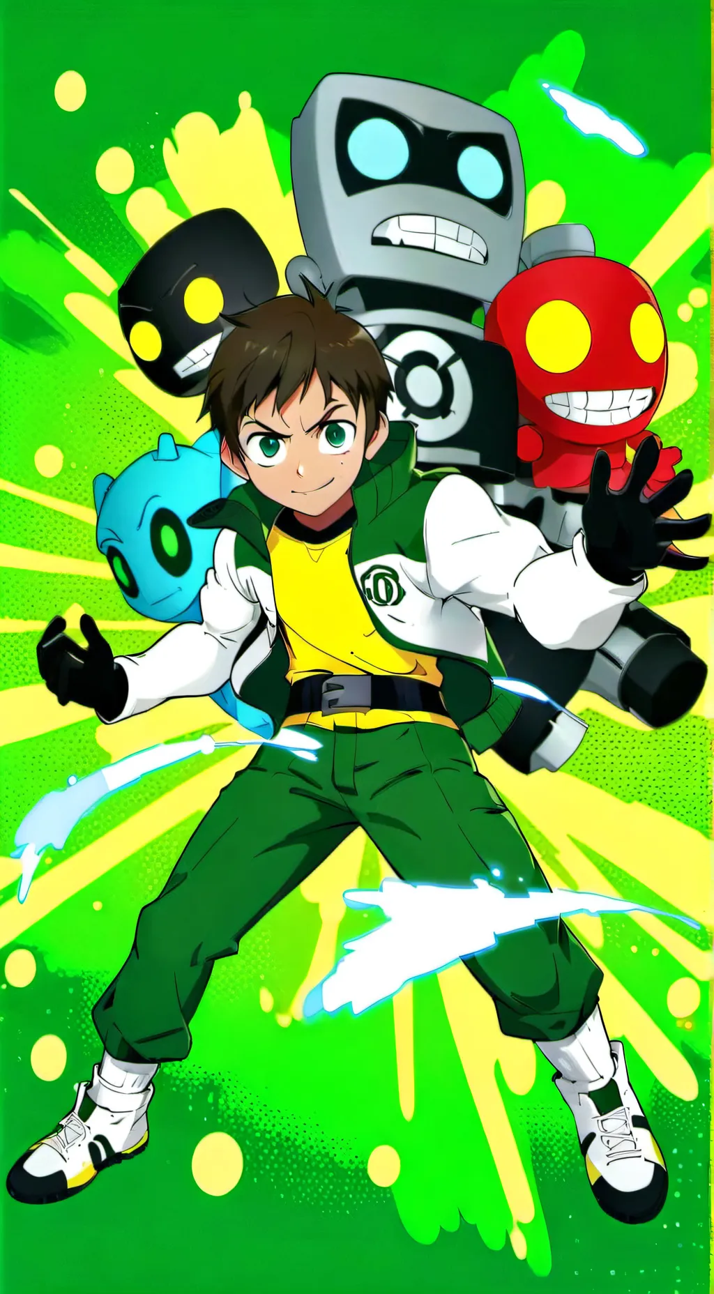ai character: Ben 10 Rpg background