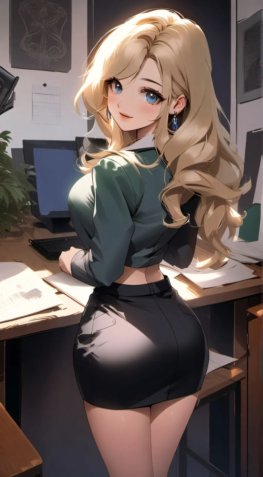 ai character: Evelyn Carter background