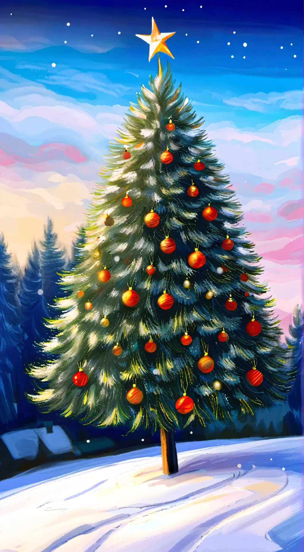 ai character: christmas dw!  background