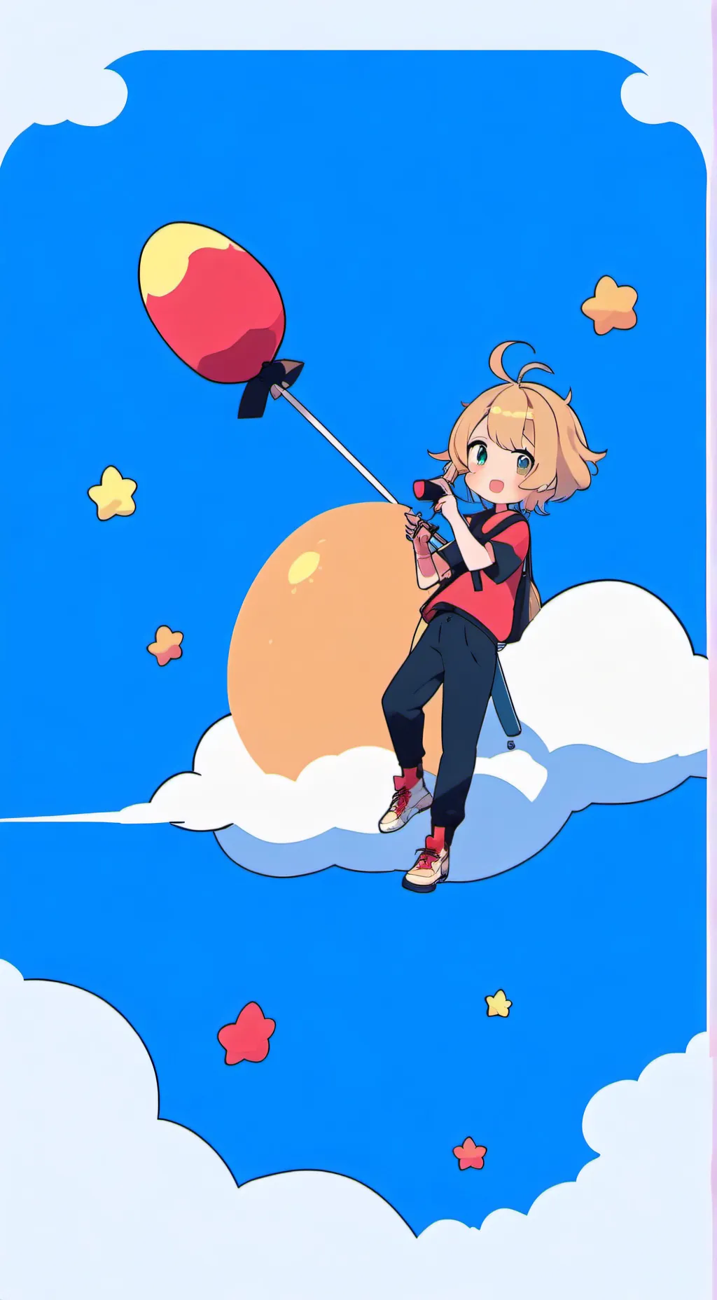 ai character: Jellybean  background