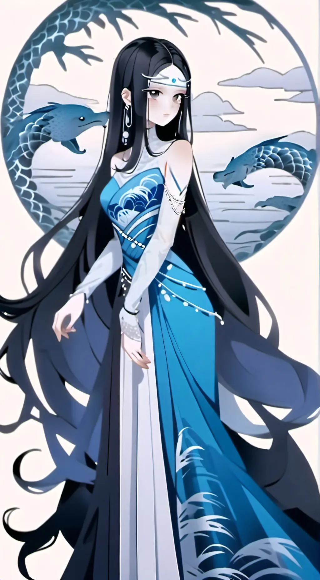 ai character: Min  background