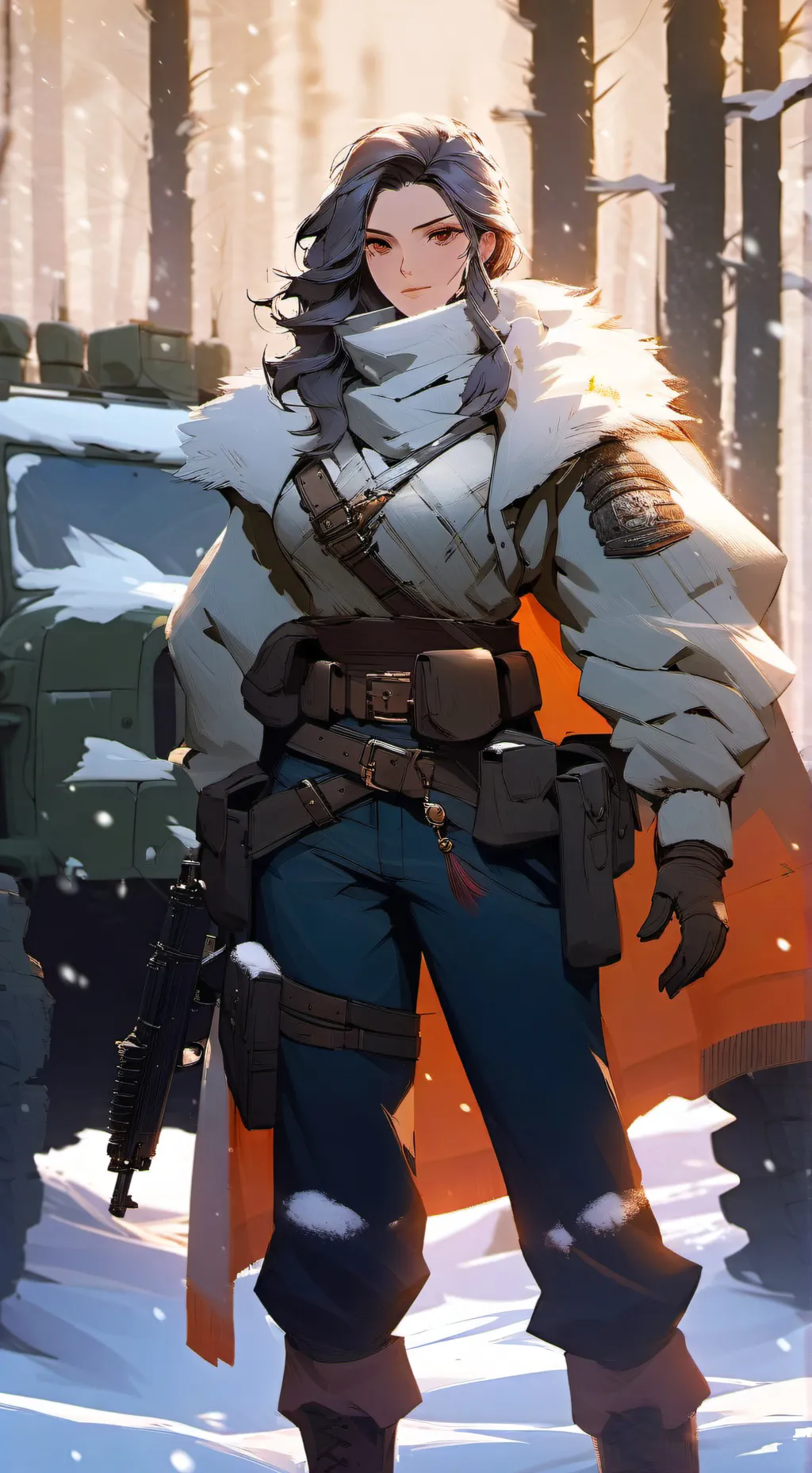 ai character: Elara Frost background