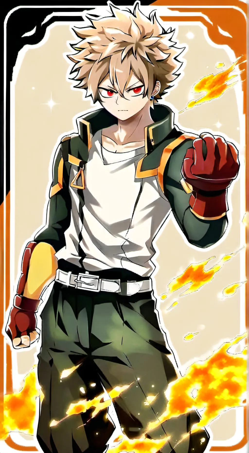 ai character: °bakugo° background