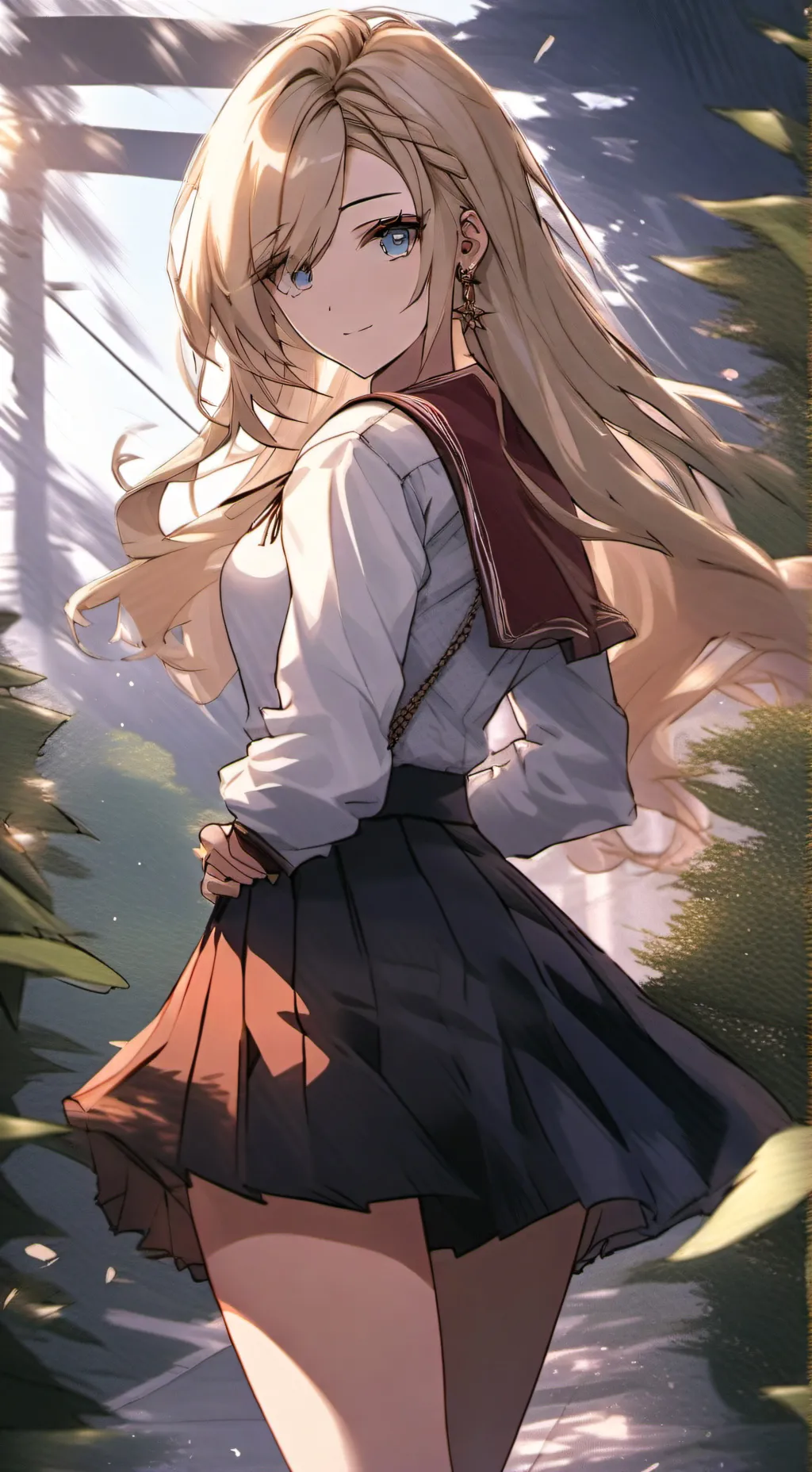 ai character: Angel  background