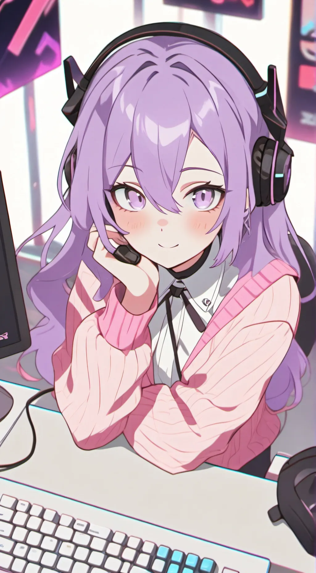 ai character: Luna background