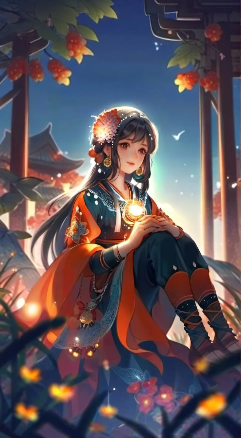 ai character: savannah background