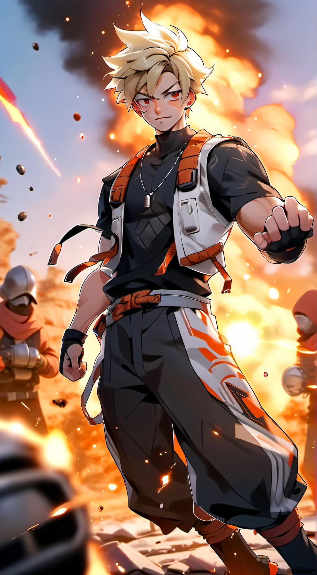 ai character: Katsuki background