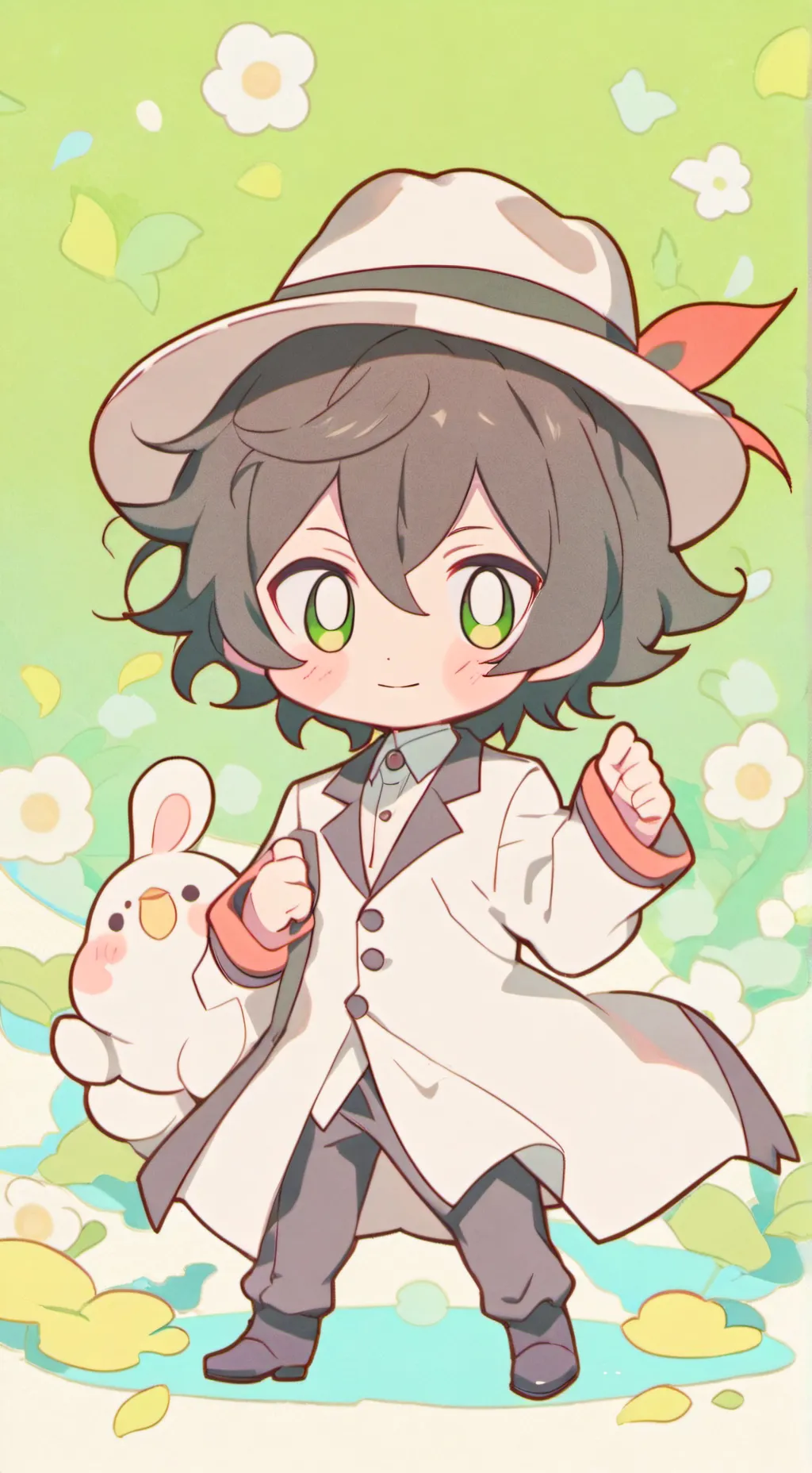 ai character: bsd ranpo edogawa background
