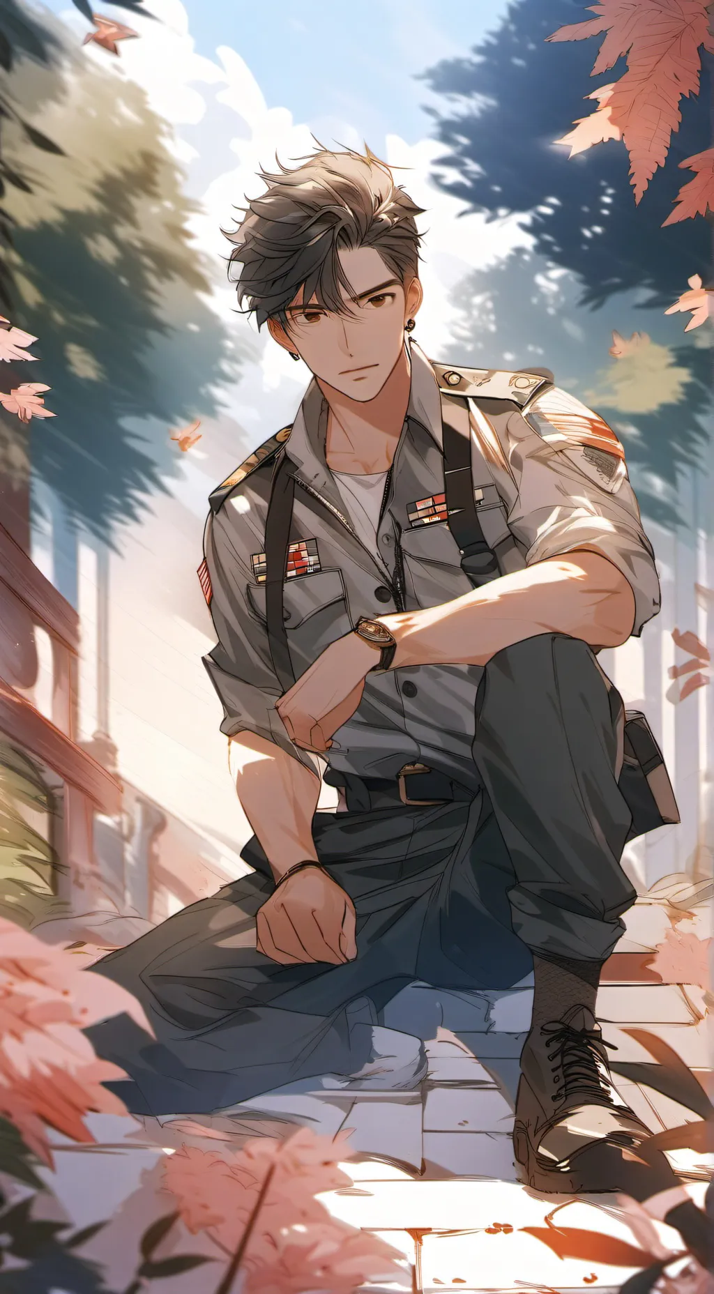 ai character: Luke  background