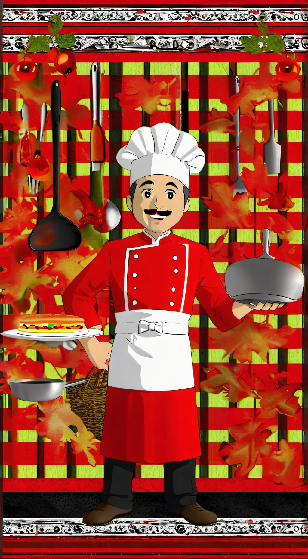 ai character: Liam the chef background