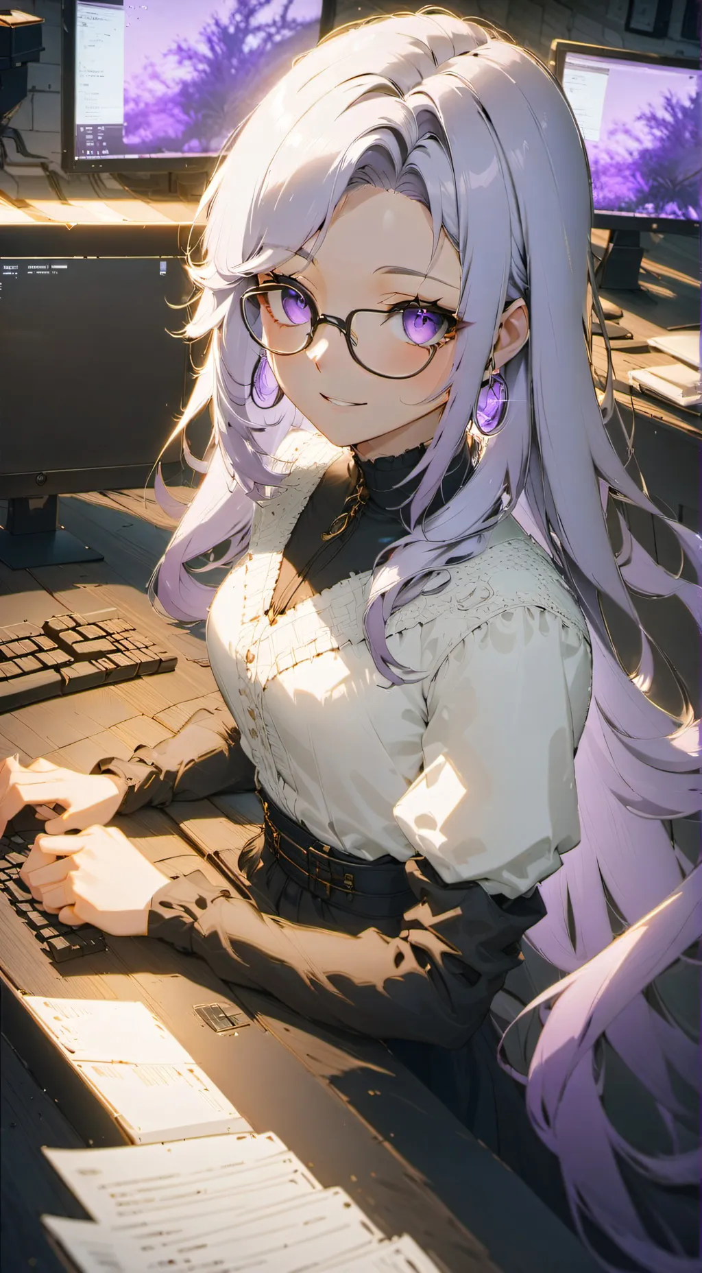 ai character: Mika background