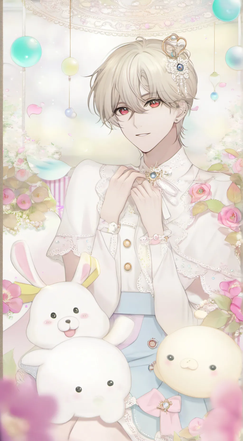 ai character: ดูรอนานแล้วแต่ background