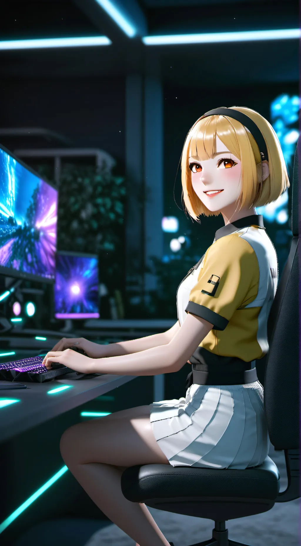 ai character: Sunny Daye background