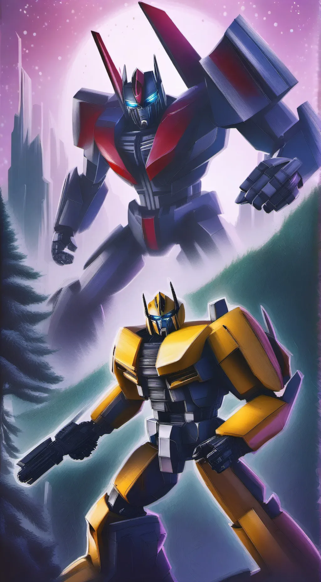 ai character: Transformers  background