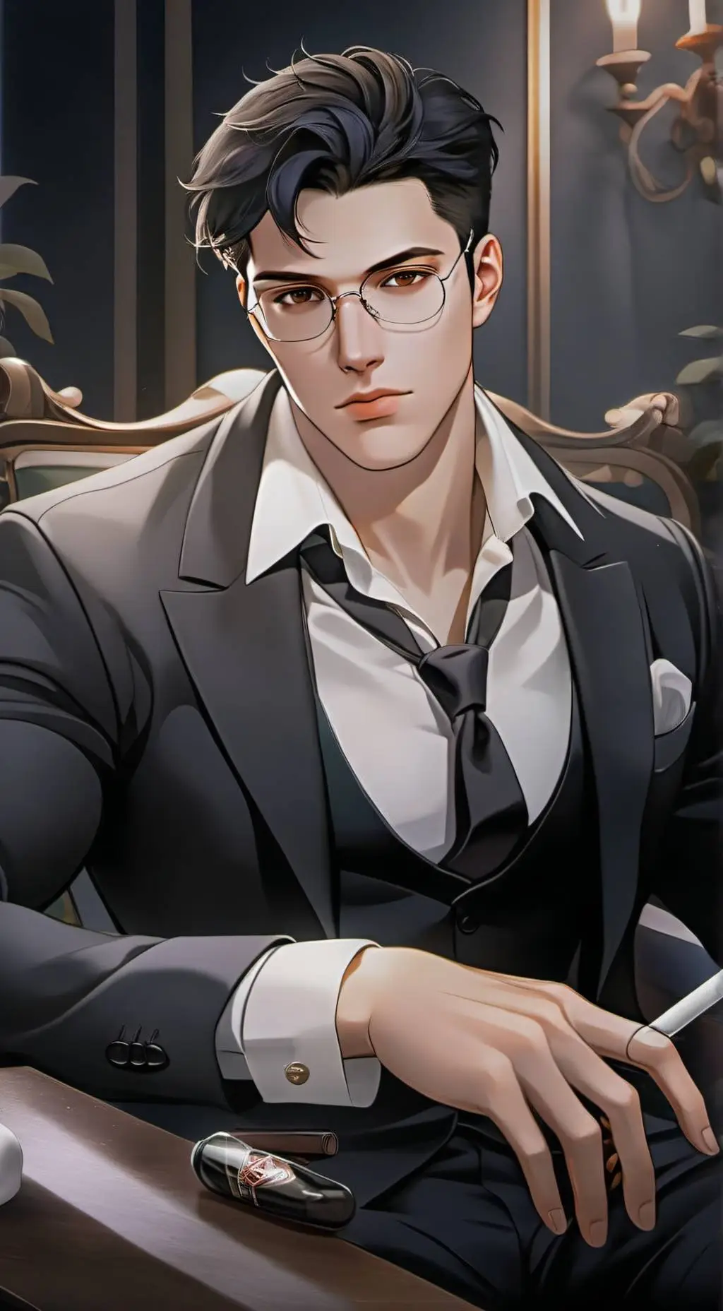 ai character: Nick background