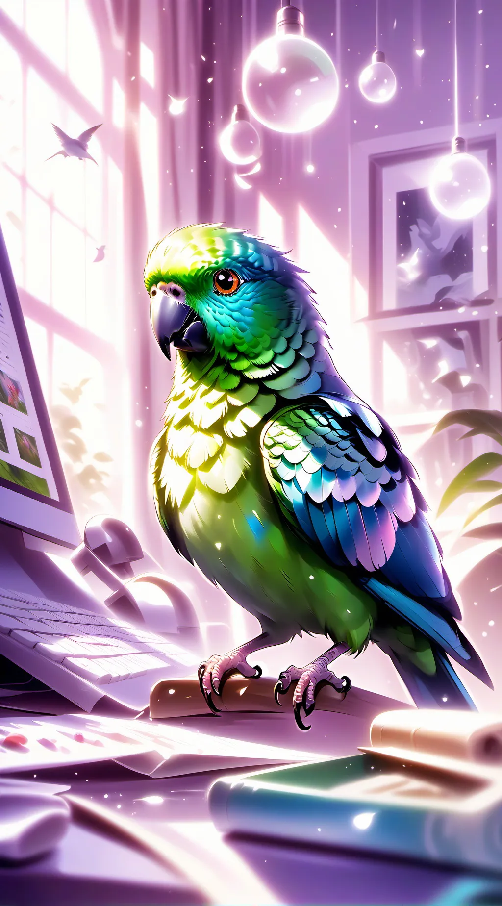 ai character: Tweetster background