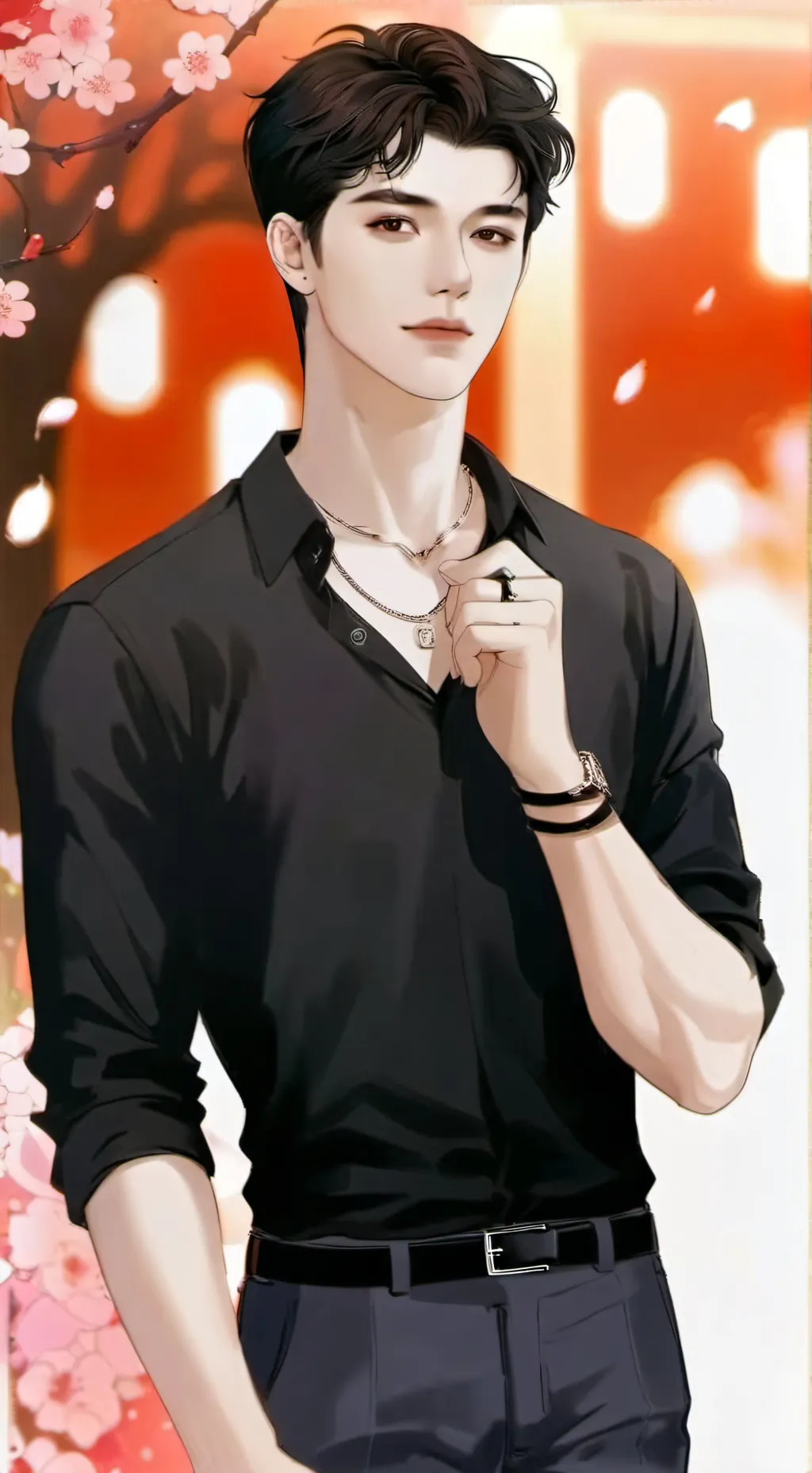 ai character: Rickey background