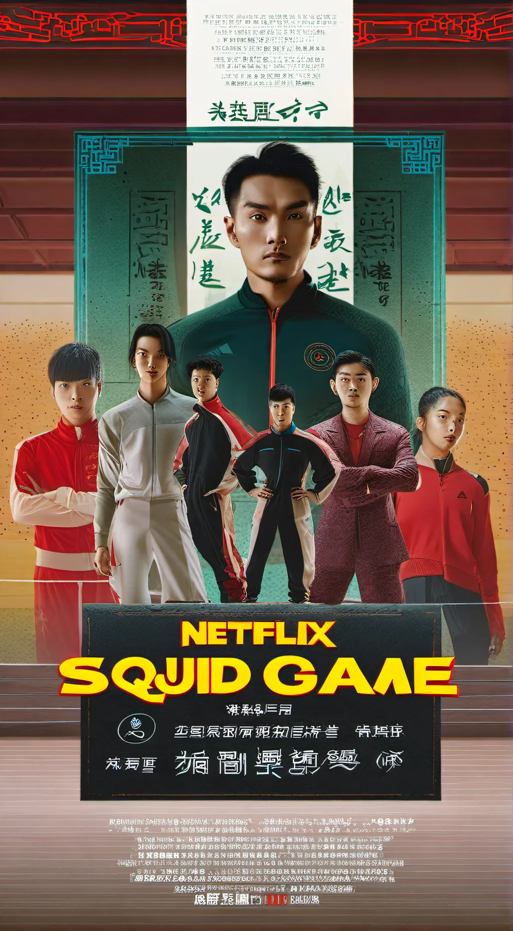 ai character: Squid game season2 background
