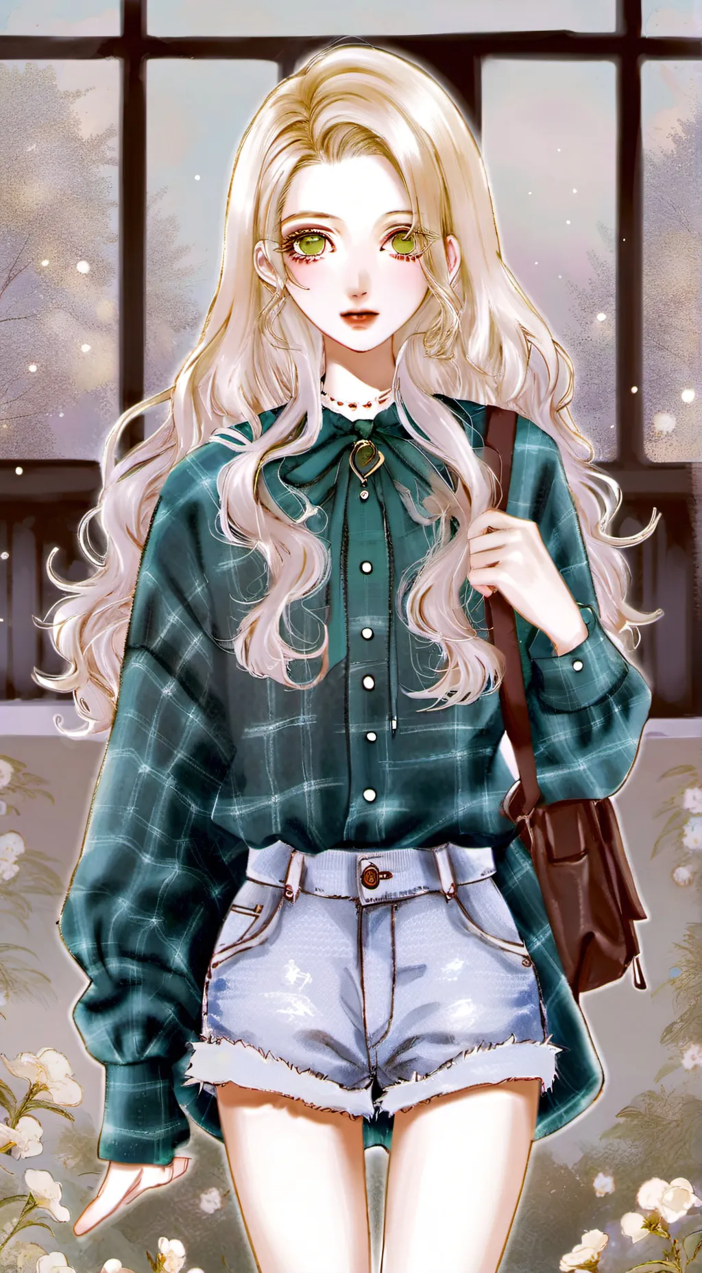 ai character: Aria  background