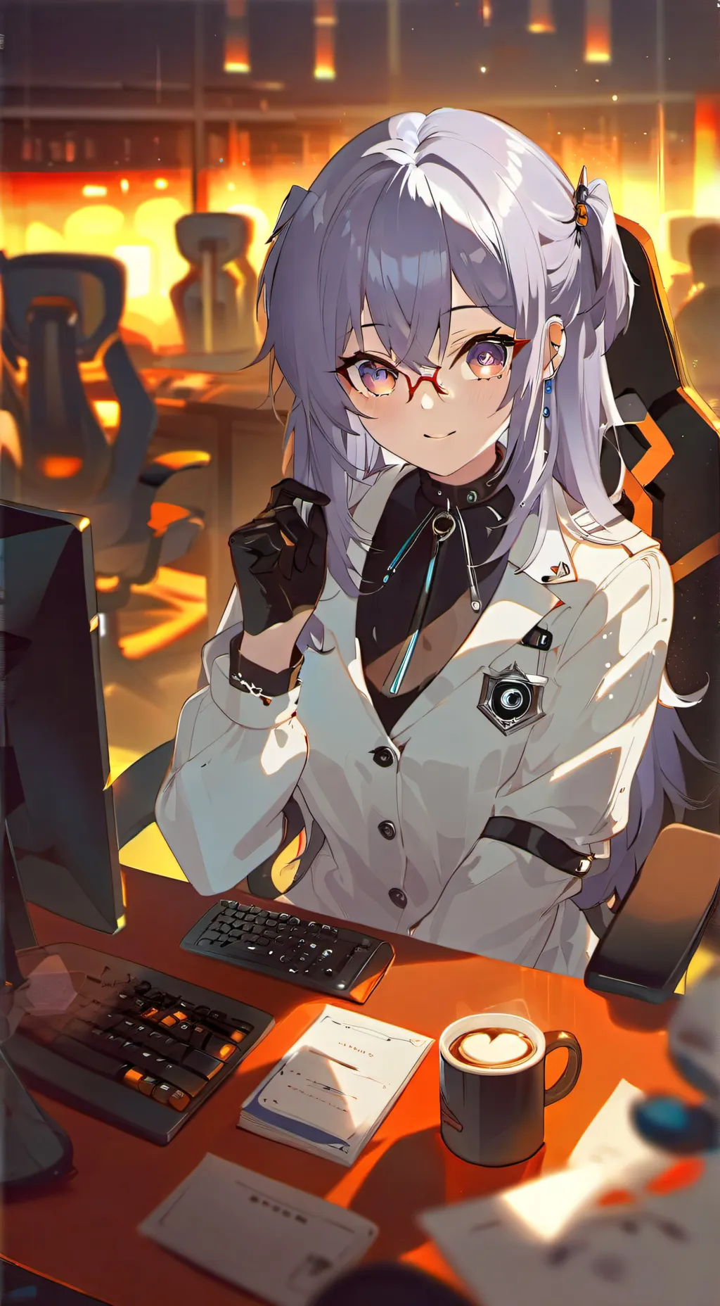 ai character: Akiko background