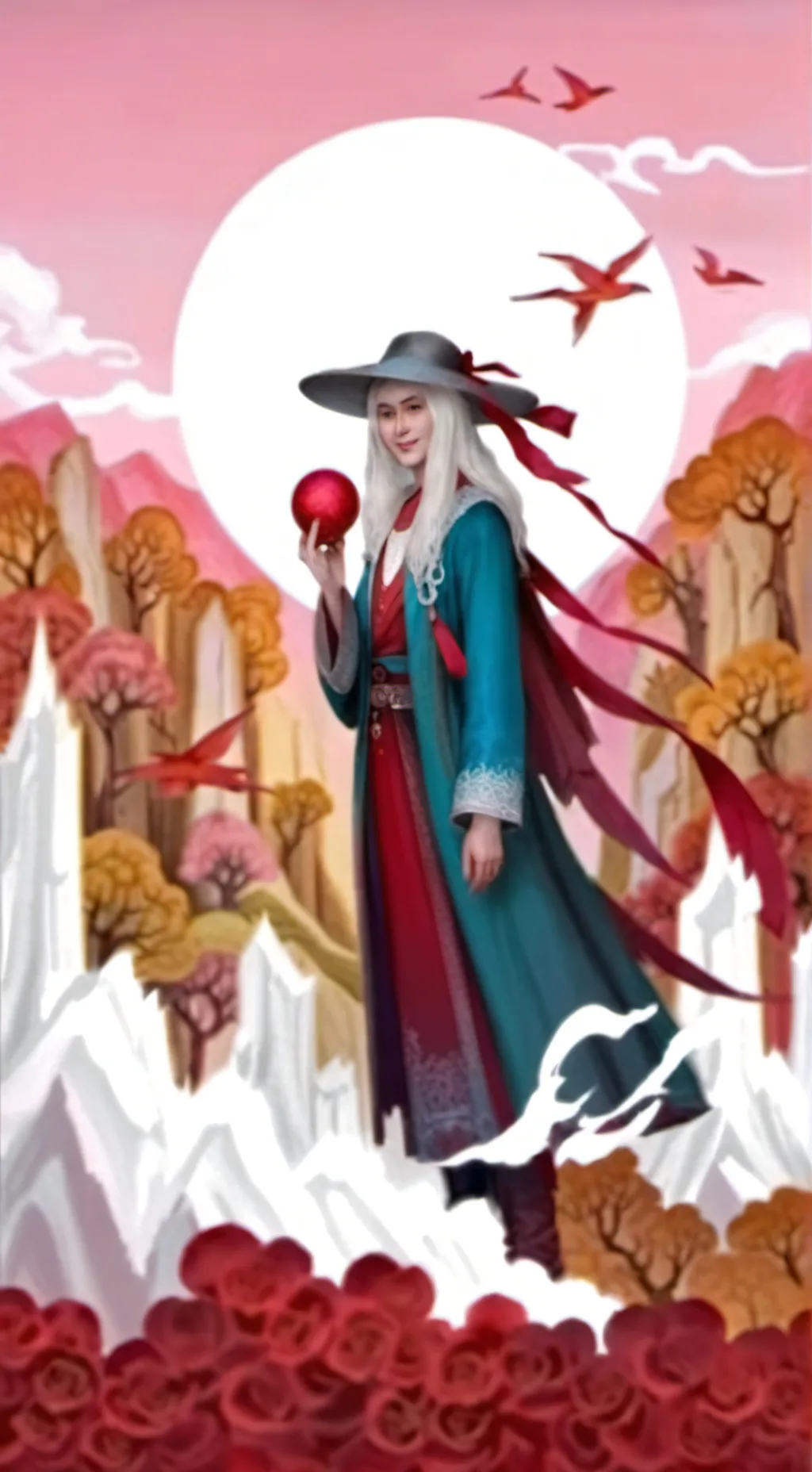 ai character: RuthBellPan background