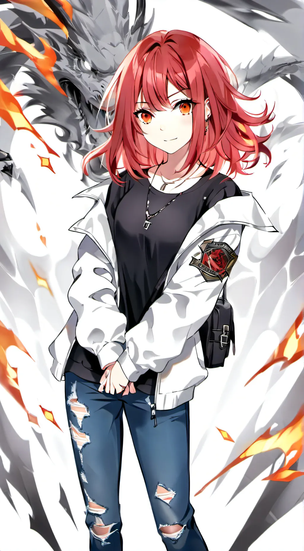 ai character: Zara Emberwing background