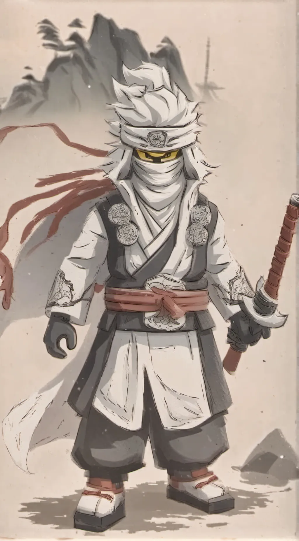 ai character: Ninjago background
