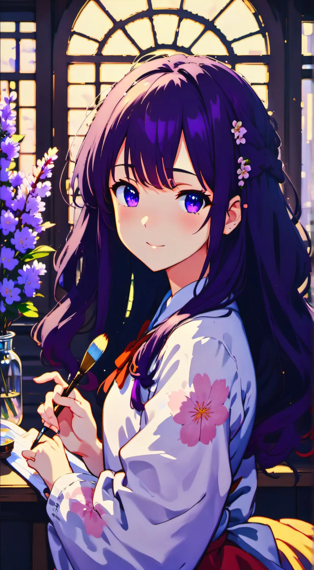 ai character: Amaya background