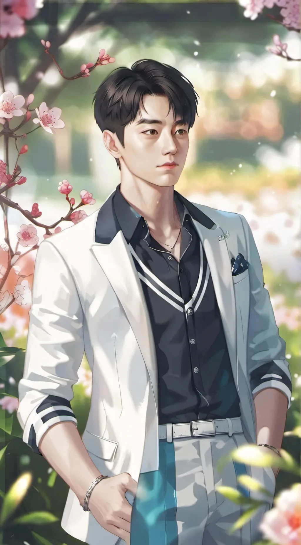 ai character: o i do b HDD background