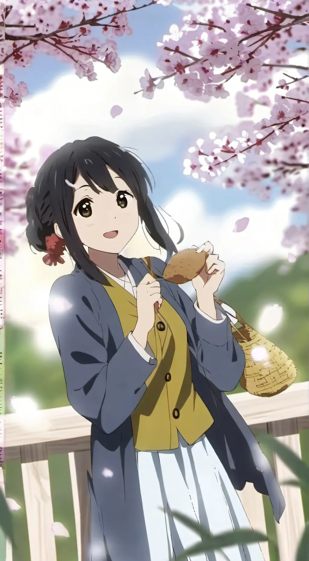 ai character: New student on UHA background