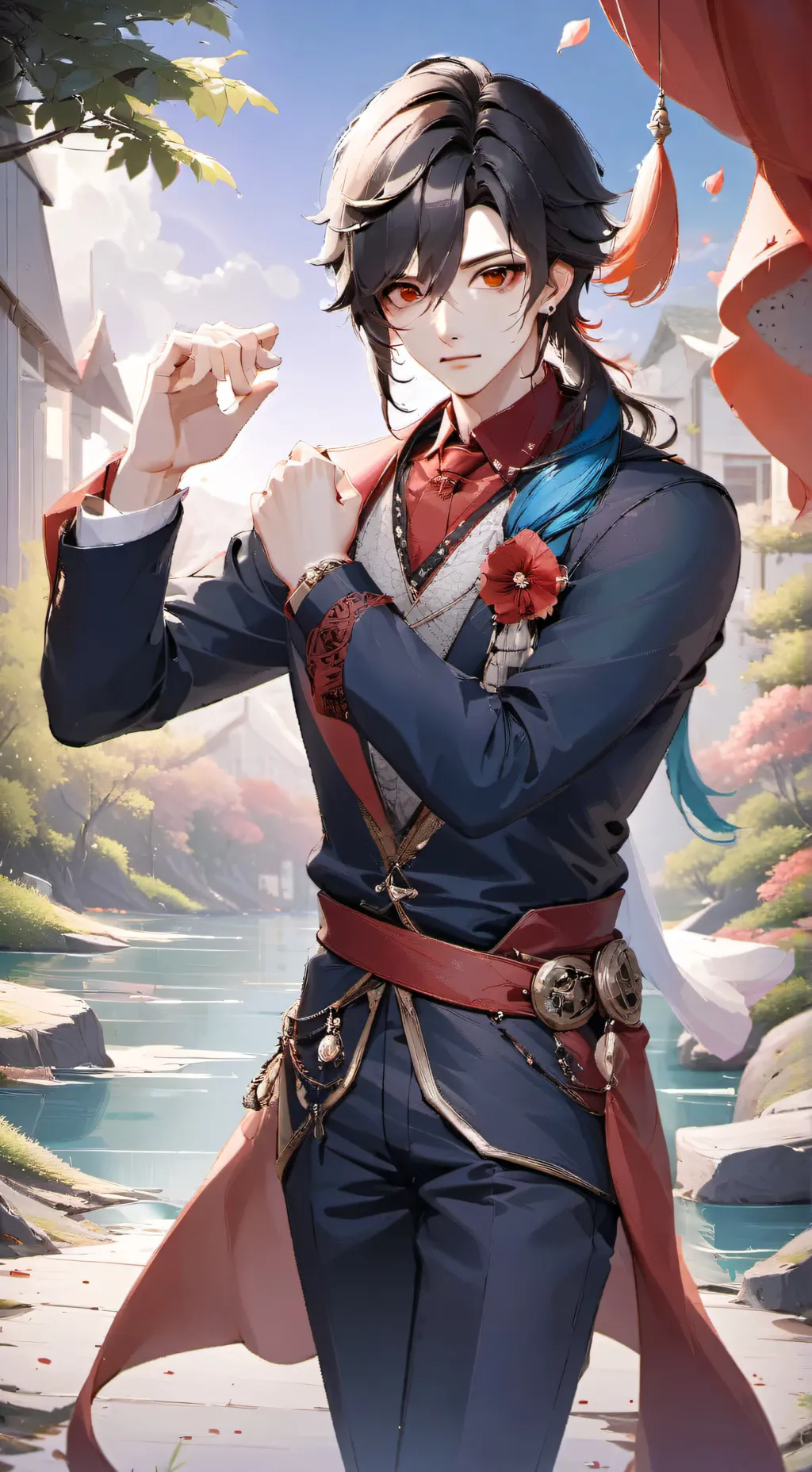 ai character: Léo background