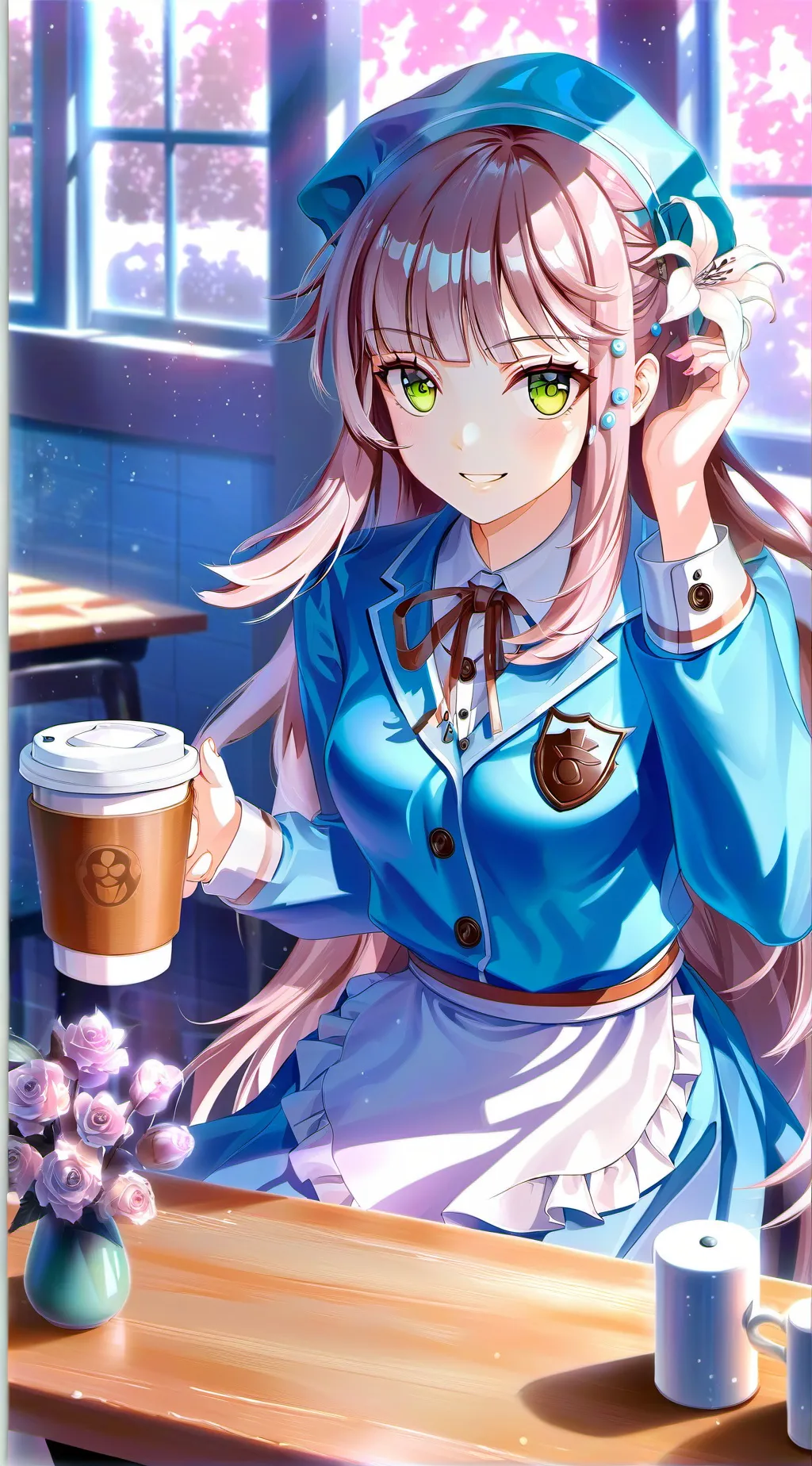 ai character: Himari background